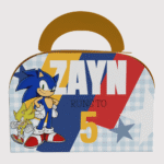Sonic themed personalised favour box
