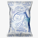 Toile de jouy theme personalised crisp bag