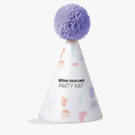 Design your own pom pom party hat