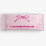 Hand drawn pink candy wrapper - Image 2