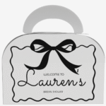 Black And White Themed Bridal Shower Favour