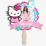 Hello kitty Fan/Cake Topper - Image 2