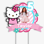 Hello kitty Fan/Cake Topper