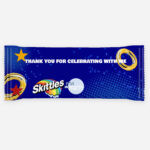 Sonic Zooms To personalised sweet wrapper, back